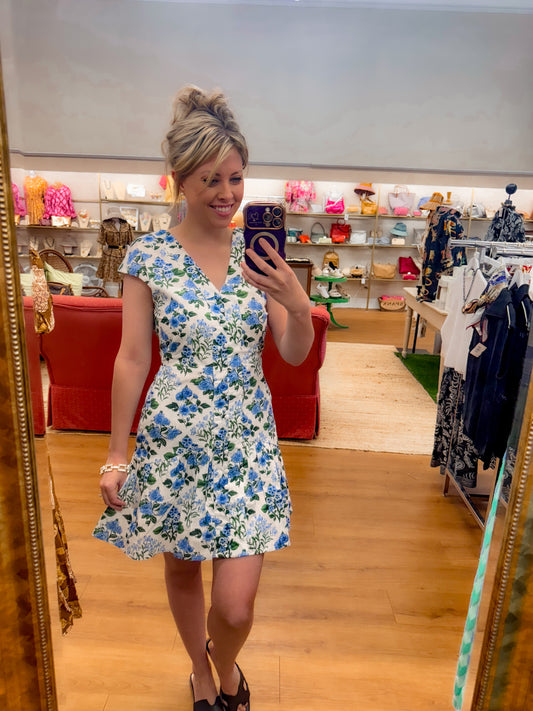 anna cate ruby dress hydrangea
