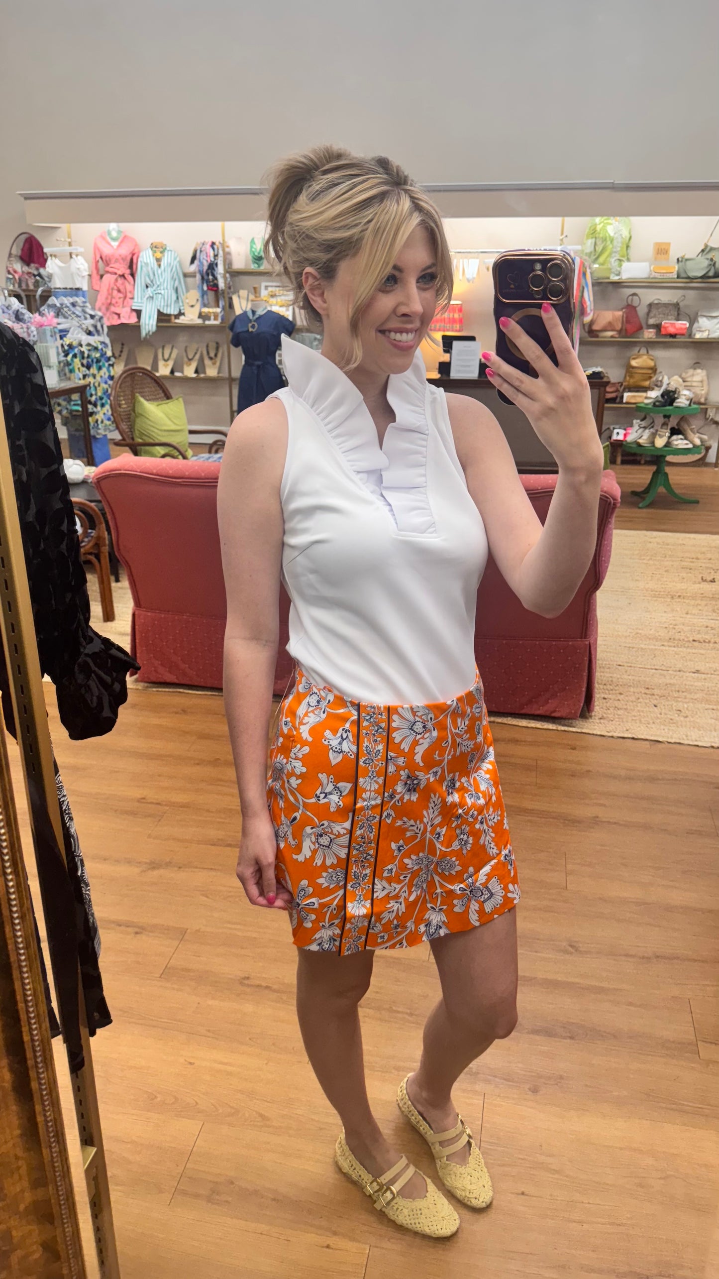 Peek A Boo Skort - Stunning Stippling