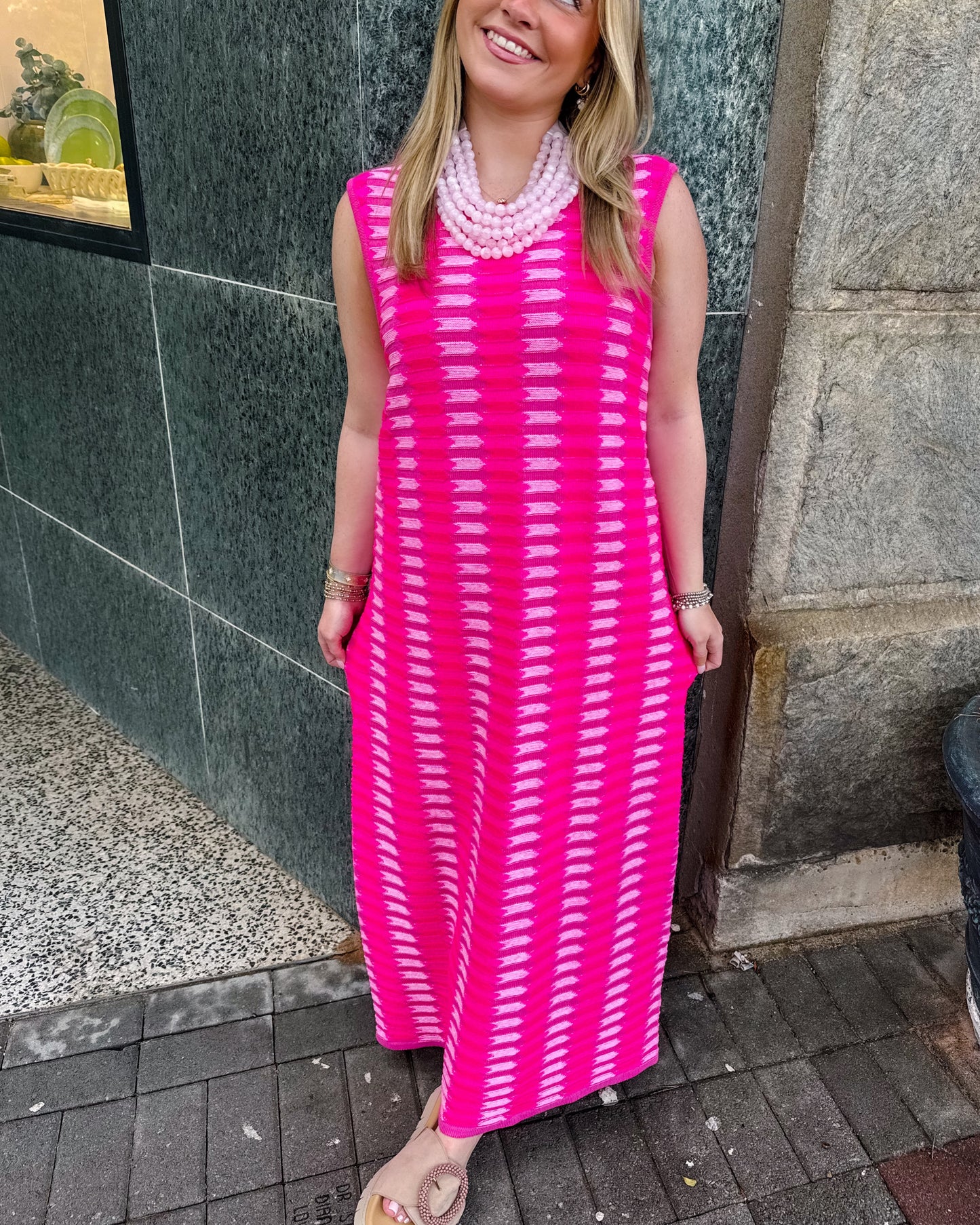 margot midi hot pink