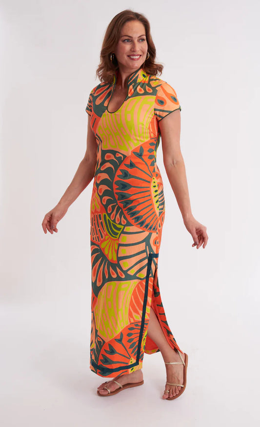 Tarpon Dress - p Pumpkin