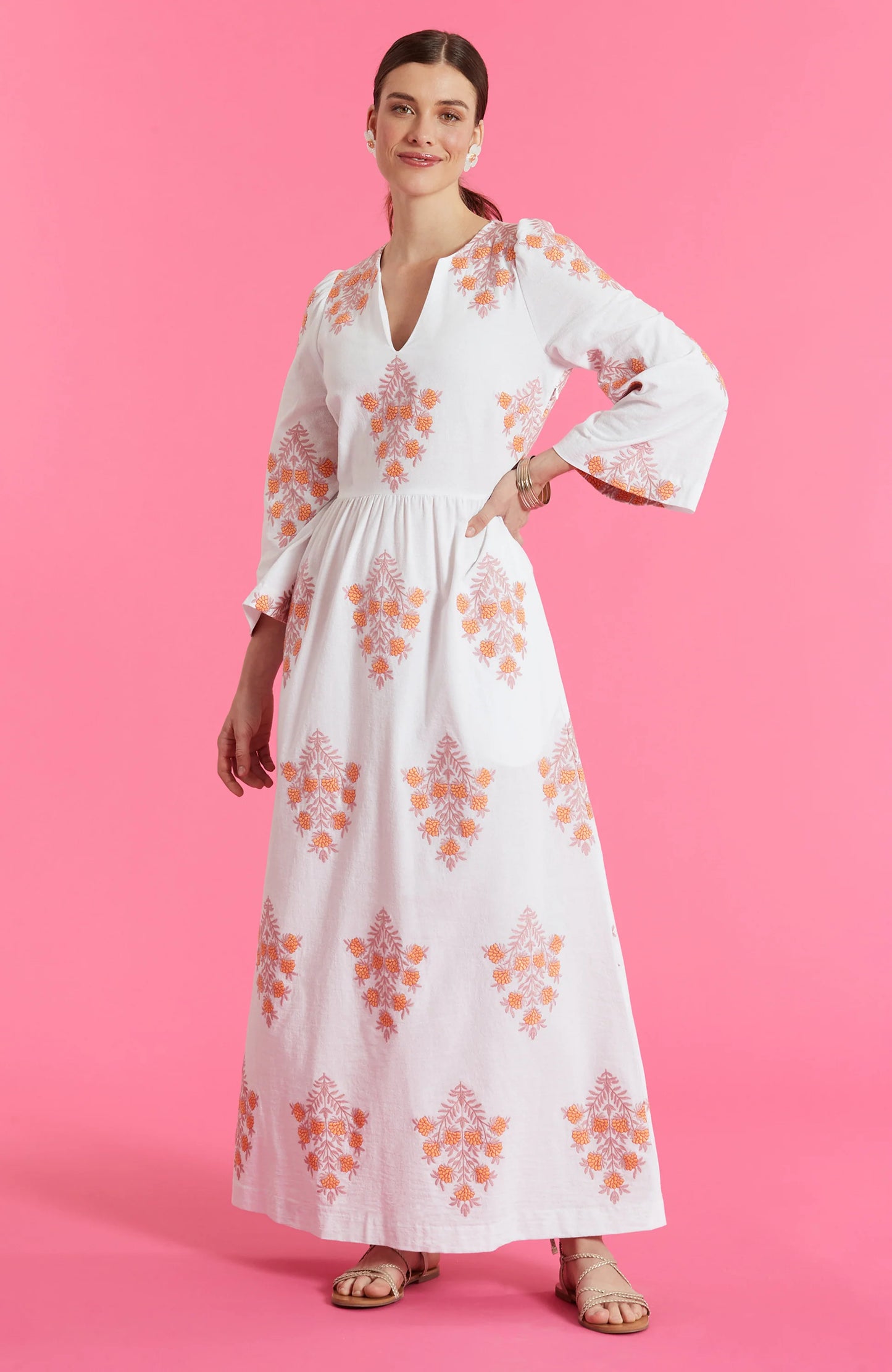 Tyler Boe Lana Embroidered Maxi Turner's Tyler Boe Lana Embroidered Maxi Turner's