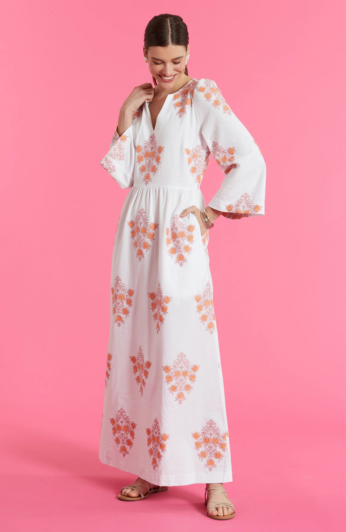 tyler boe dresses Tyler Boe Lana Embroidered Maxi – Turner's