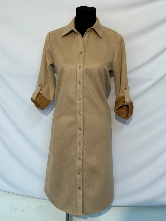 suede dress