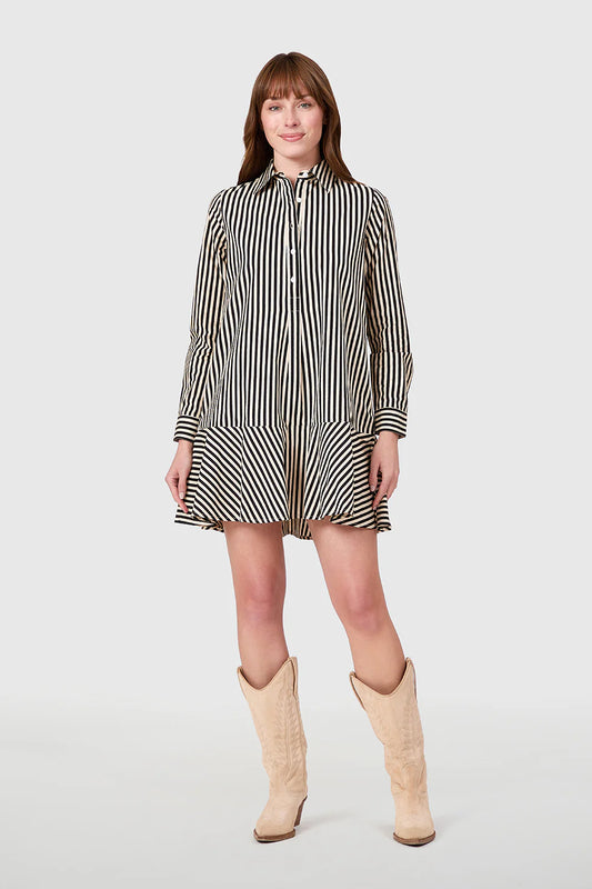livro polly dress pinstripe