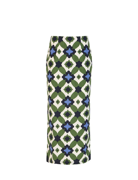 1194 aspen skirt MOSAIC GREEN