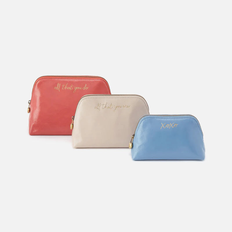hobo tri pouch pink mirage