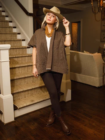Holly Shae Sela Jacket Chocolate Brown Short