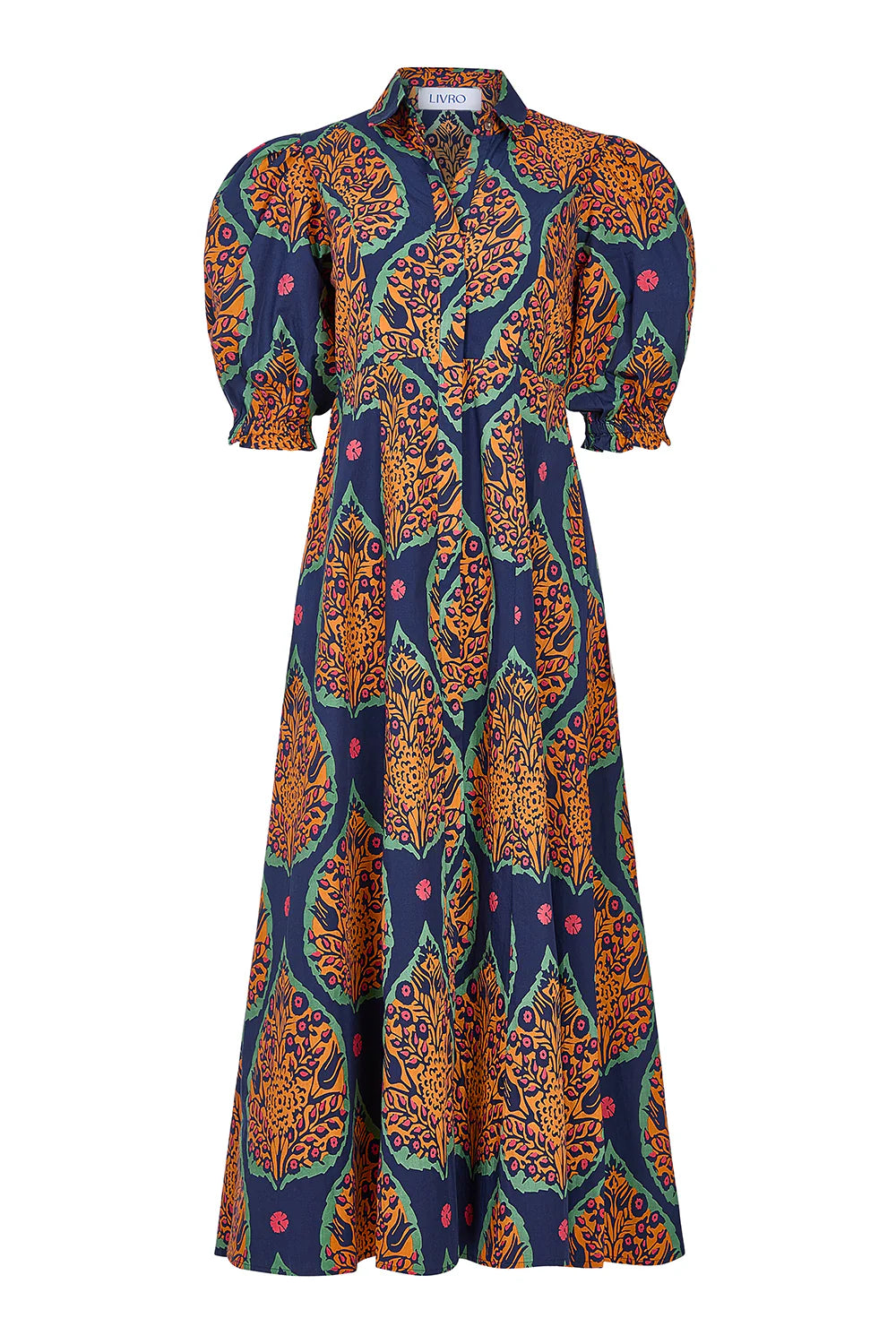 livro rosie dress saffron botanicals cc