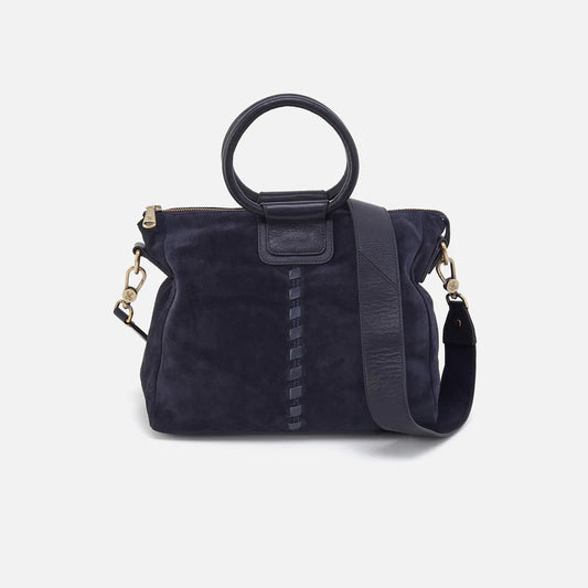 Hobo medium sheila purse navy suede