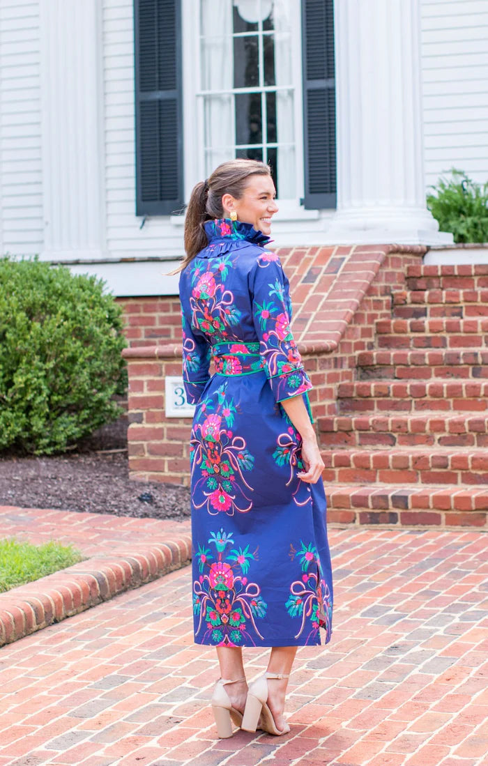 MBR Aramenta Blue bouvier long dress