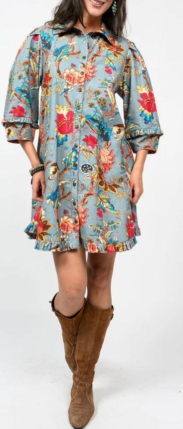 ivy jane ruffled edges dress