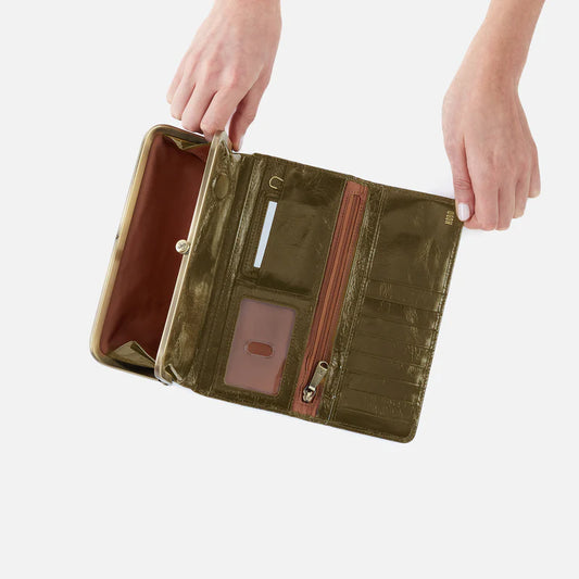 hobo olive veil rachel wallet