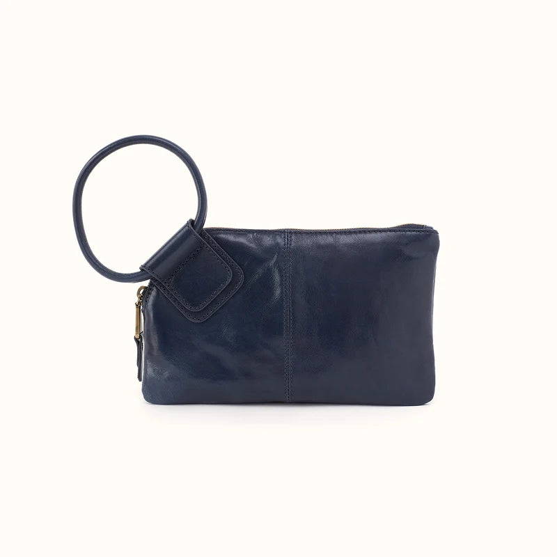 Hobo Ink Navy Sable Wristlet Purse