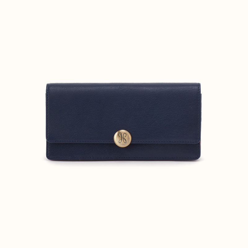 Hobo Ink Navy Hutton Large Wallet