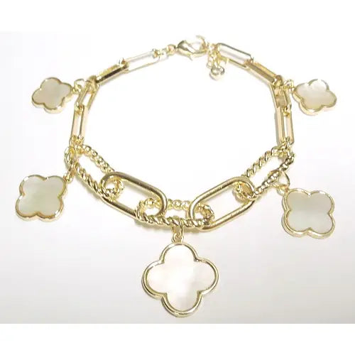 opaque charm bracelet bangle