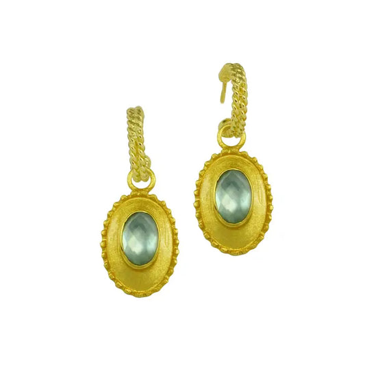 betty carre maura earring aqua mist