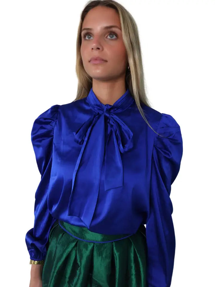 Katherine top royal blue