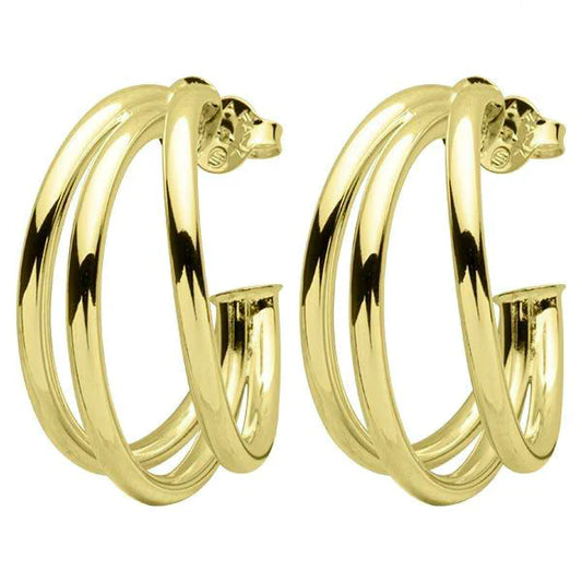 Sheila Fajl Triple hoop claire earrings