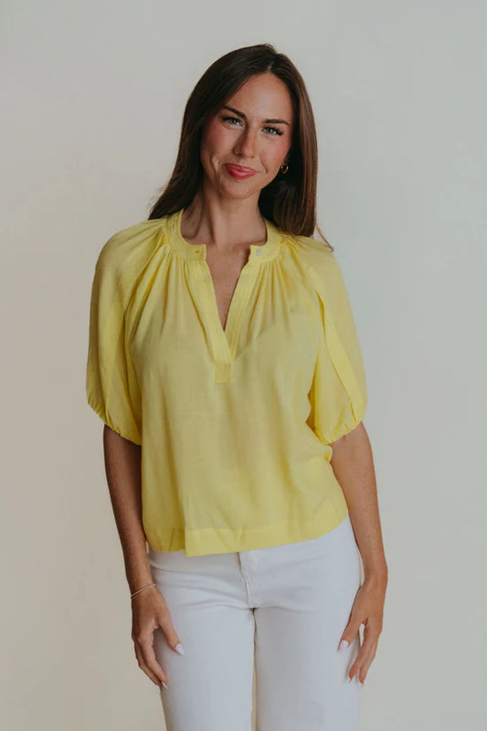 Laroque lemon henley top