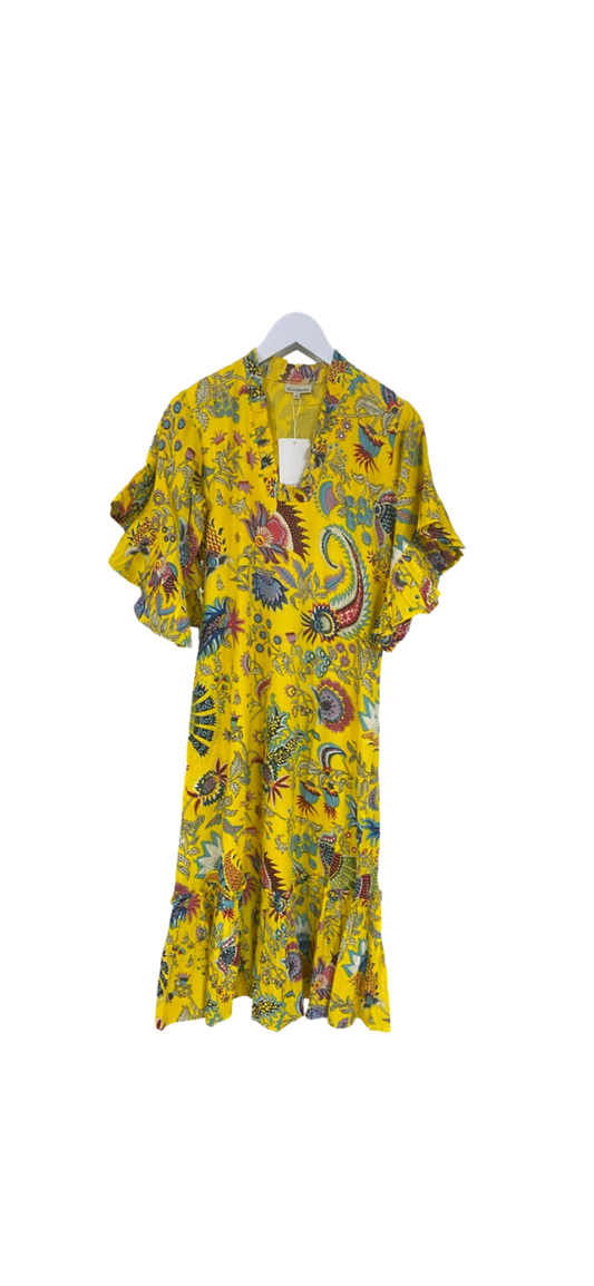 fitzroy & willa soliel golden garden dress