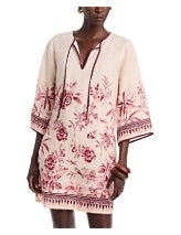 Johnny Was Kimono Sleeve Dress