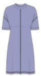 spanx mini t dress anemone